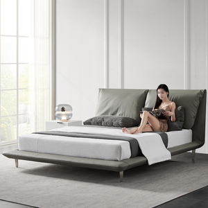 OKF italiano di lusso camera da <span class=keywords><strong>letto</strong></span> luce Villa <span class=keywords><strong>letto</strong></span> <span class=keywords><strong>matrimoniale</strong></span> unico moderno King Size <span class=keywords><strong>tessuto</strong></span> Design imbottito - Product Image 1