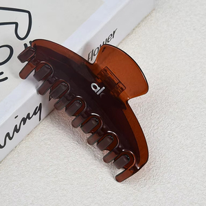 <span class=keywords><strong>Pince</strong></span> à cheveux personnalisée en acétate faite à la main pour femme, pour <span class=keywords><strong>chignon</strong></span> - Couleur unie, passe-partout - Product Image 5