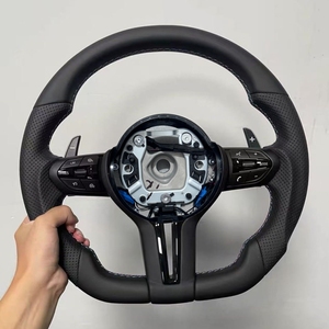 Volant de voiture en cuir en stock pour <span class=keywords><strong>BMW</strong></span> F30 F10 F12 F15 F16 F36 F20 F22 F25 F26 F32 F34 F35 F36 <span class=keywords><strong>E80</strong></span> <span class=keywords><strong>M3</strong></span> M5 E60 E70 E90 E91 - Product Image 3