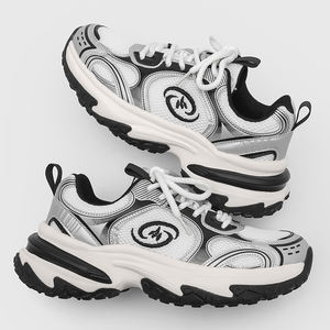 أحذية رياضية كلاسيكية جديدة لعام 2026 بشعار مخصص للرجال والنساء، أحذية رياضية ضخمة بتصميم عصري، أحذية جري متعددة الاستخدامات لزيادة الطول - Product Image 3