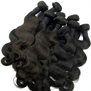 FH Vendor's Cuticle Aligned Virgin Remy Indian Natural Wave Black Lace Mink <b>Wig</b> Bone Human Hair Extensions - Product Image 1