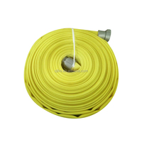 Tuyau d'incendie de haute qualité veste en toile jaune tuyau de doublure en PVC PU