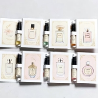 Flacon d'échantillon de parfum en verre de voyage 2ml 3ml 5ml 10ml avec étui en carton personnalisé et mini pulvérisateur atomiseur