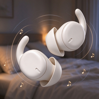 Écouteurs Bluetooth TWS ANC à bruit blanc 15H pour le sommeil latéral avec application intelligente et design ultra-plat de 7 mm