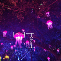 Éclairage paysager extérieur LED blanc chaud en forme de fleur de lotus en bois, étanche, décorations festives, ornements d'arbre, garantie 2 ans