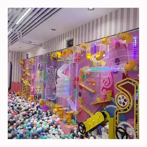 Interactive Ball Walls Exhibit para Playground Indoor para shopping centers Kindergarten Use Play playground equipamentos