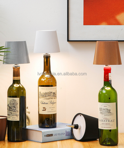 Alta Lumen 3 colori ricaricabile bottiglia di vino luci da tavolo festa di nozze bar ristoranti lampade a bottiglia senza fili - Product Image 2