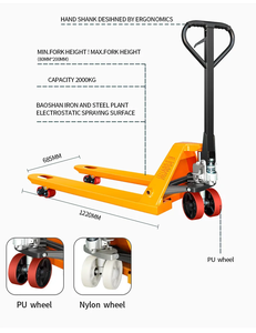 Fabrika Toptan Satış 2/2.5/3/5 Ton 2 Ton Mini Palet İstifleyici Manuel Hidrolik Kaldırma İstifleyici <span class=keywords><strong>Forklift</strong></span> Manuel El İstifleyici - Product Image 5