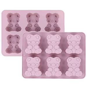 แม่พิมพ์ซิลิโคนรูปหัวใจ 6 ช่อง สำหรับทำขนมมูส ตกแต่งเค้ก ยี่ห้อ MUYULINS ผลิตจากวัสดุปลอดสาร BPA มาตรฐาน LFGB พร้อมเคลือบสารกันติดแบบแพลตตินัม - Product Image 3