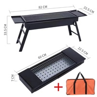 Nouveau barbecue multifonctionnel portable et pliable sans fumée pour l'extérieur, idéal pour la maison, avec grille à charbon de bois