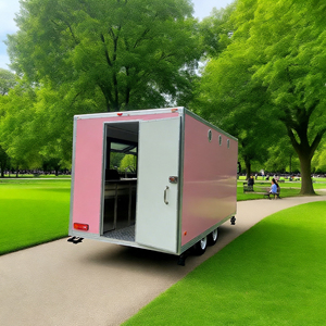 Carrito de Comida Móvil para Venta Ambulante, Camioneta para Postres, Café, Bebidas, Comida Rápida, Hot Dogs, Helados, Carrito Comercial para Alimentos Especiales - Product Image 3