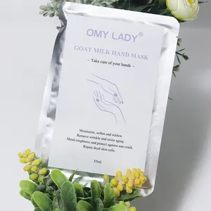 Omylady hidratante floral creme da fragrância, luvas médicas, máscara de mão de beleza, vendas grandes