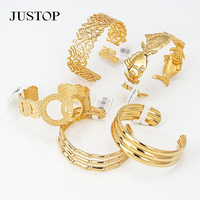 Brazalete de Acero Inoxidable Chapado en Oro, Joyería de Moda para Mujer, Justop Spot Portfolio 3
