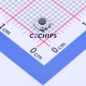 YTSA007A0152501B Tactile Switch SMD Switch Single Pole Single Throw Round Button 2.5N Vertical Mount - Product Image 1