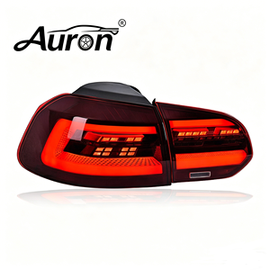 AURON LED Rear Lamp Taillights 2009-2013 VW Golf 6 Clear Lens New Retrofit Upgrade <b>Plug</b>&Play 6000 lm 6000K - Product Image 1