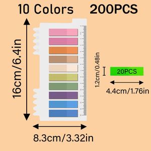 1400 feuilles de notes autocollantes pour animaux de compagnie, 7 styles avec onglets indexeurs/séparateurs, couleur Morandi, bloc-notes frais, étiquettes adhésives - Product Image 3
