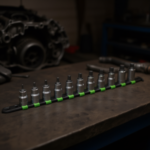 150R/S11 <b>Socket</b> Set 11-Piece Metric Chrome Vanadium Steel For Automotive Repair Tools - Product Image 3