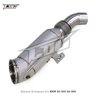 Tuyau de descente automatique pour BMW M240 M240i M340i M440i 540i X5/X6 G05/G06 A90 B58 3.0T Tuyau d'échappement à catalyseur à haut débit