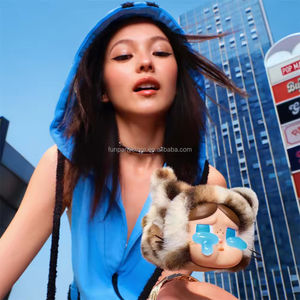 Authentique POP MART Nouveau Chat Crybaby Sauvage mais Cutie Mangez Quelque Chose Avant de Dormir Pendentif en Peluche Boîte Aveugle Poupées Jouets à Collectionner - Product Image 6