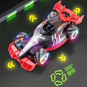 4DRC Y2 Coche de Carreras de <span class=keywords><strong>Fórmula</strong></span> con Ruedas Luminosas, Control Remoto, Escala <span class=keywords><strong>1</strong></span>/12, 4WD, Alta Velocidad, Derrape, con Sensor de Gestos y Pulverizador de Niebla - Product Image 5