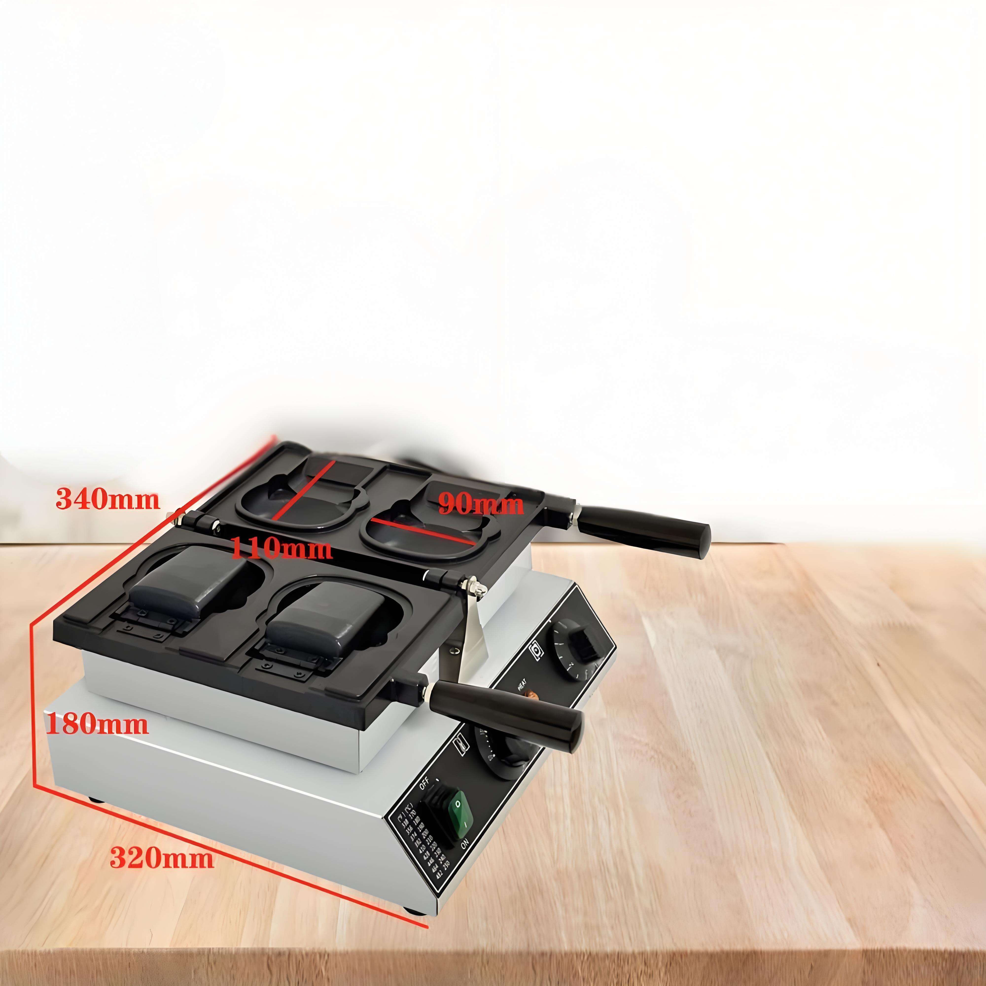 ลูกบิดทำความร้อนไฟฟ้ารูปการ์ตูนรูปแมว2รู