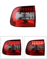 Nuevo 2003-2007 Cayenne luces traseras de coche señales de giro de freno luz trasera de marcha atrás con lente roja 12V voltaje