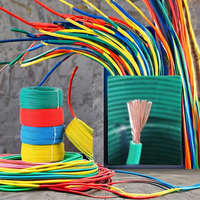 Câble de mise à la terre certifié CE isolé fil de cuivre flexible BVR4/6/10/16/25/35 vert jaune