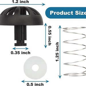 <b>Coffee</b> Maker Parts <b>Filter</b> 990117900 And 990237500 For Black Machines Home Use Plastic Dust Filtering Accessory - Product Image 5