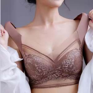 Soutien-gorge sexy sans couture pour femmes, <span class=keywords><strong>grande</strong></span> <span class=keywords><strong>taille</strong></span>, haut en dentelle, <span class=keywords><strong>grande</strong></span> <span class=keywords><strong>taille</strong></span>, sans armature, push-up, débardeur, sous-vêtements de sport, soutien-gorge de lingerie - Product Image 2