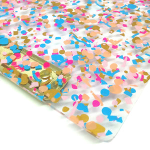 Custom ODM durevole in plastica HD acrilico A4 da ufficio pratico <span class=keywords><strong>Tablet</strong></span> <span class=keywords><strong>per</strong></span> studenti insegnanti medici in colore rosa - Product Image 3