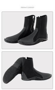 Chaussures de plage en caoutchouc personnalisées <span class=keywords><strong>Bottes</strong></span> de plongée avec semelle en feutre néoprène <span class=keywords><strong>Bottes</strong></span> de plongée 5mm - Product Image 5
