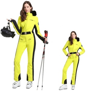 OEM <strong>Lady</strong> Ski Wear Waterproof <strong>Snowsuit</strong> One Piece Ski Guard Suit Women for Skiing Sports - Product Image 2