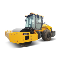 Rouleau de route vibratoire de petit compacteur simple de tambour de 12 tonnes SR12-C6 avec des pièces de rechange