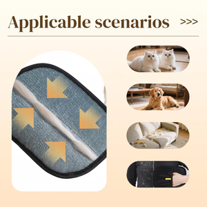 Nuevos Guantes para el Cuidado de Mascotas, Guantes para el Cuidado de Gatos y Perros, Guante Cepillo para Alfombras, Removedor de Pelo de Mascotas, Limpieza de Sofás - Product Image 3
