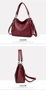 Sac à bandoulière grande capacité pour femme, couleur unie, sacs de créateurs pour femme, sacs à main de haute qualité, sacs de luxe pour femme - Product Image 4