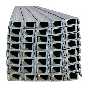 Perfil de Acero Galvanizado HDG de <span class=keywords><strong>Doble</strong></span> Refuerzo, Tipo Unistrut en Forma de C, Perforado y Ranurado de Cara a Cara - Product Image 1