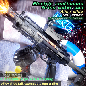 Nouveau pistolet à eau électrique MK6, jouets lanceurs d'eau noirs, puissants, longue portée, automatiques, pour enfants et <span class=keywords><strong>adultes</strong></span>, <span class=keywords><strong>jeux</strong></span> en plein air - Product Image 2