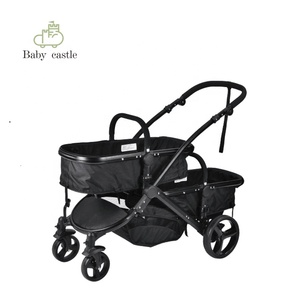 Cochecito de bebé gemelo cómodo de alta calidad, carrito de bebé con asiento doble, remolque, con 2 Mar, precio barato - Product Image 6