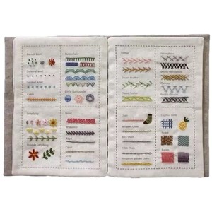 Kit de Broderie et Couture : Livre de Motifs, Tissu en Lin, Organisateur d'Aiguilles, Ensemble de Couture Manuelle DIY <span class=keywords><strong>pour</strong></span> Débutants – Idéal Cadeau - Product Image 5