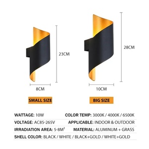ไฟติดผนัง LED ดีไซน์ทันสมัย กันน้ำ สำหรับภายนอกอาคาร ส่องขึ้นลงได้ - Product Image 6