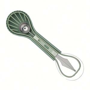 Outils modernes six-en-un en acier inoxydable pour fruits et légumes Cutter Ball Digger Pulp Maker & Carver Suit pour la cuisine - Product Image 5