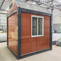 Conteneur habitable à toit en pente, maisons préfabriquées, matériaux de construction assemblés, conteneur magasin de proximité
