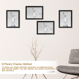 Haute qualité A4 blanc MDF bois <span class=keywords><strong>cadre</strong></span> <span class=keywords><strong>Photo</strong></span> conception Simple UV imprimé tenture murale et affichage de table pour la décoration intérieure - Product Image 6