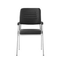 Chaise d'église de luxe avec accoudoirs, siège et dossier rembourrés en cuir PU de haute qualité, logo personnalisé, best-seller