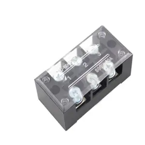 Dual Row Strip Screw Terminal Block Fixed Wiring Board wire connector TB-1503/TB-1506 15A TB-2503/TB2506 25A