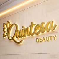 Letras Luminosas Tridimensionales Profesionales para Clínica Dental, Proyecto de Excelencia Arquitectónica Listo para Instalar