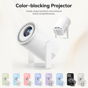 JUNUO Turn 1 Hot Selling Mini <b>Projector</b> 200Ansi 720P 1+8GB Newest <b>Android</b> 14 with BT Portable <b>Projector</b> for Home Use - Product Image 3