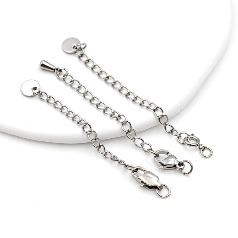 Factory Custom 316L Stainless Steel Extender Chain, 18K Vacuum Gold ...