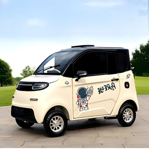 Triciclo Eléctrico Personalizado de Cuatro Plazas, Mini Triciclo Cerrado de Baja Velocidad, 801-1000W, 70-90km, para Adultos - Product Image 2