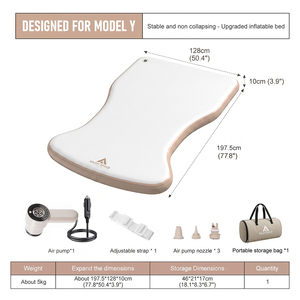 Materasso Gonfiabile per Auto, Materassino da Campeggio, Letto ad Aria per Viaggi, Materasso Pieghevole con Pompa - Product Image 6